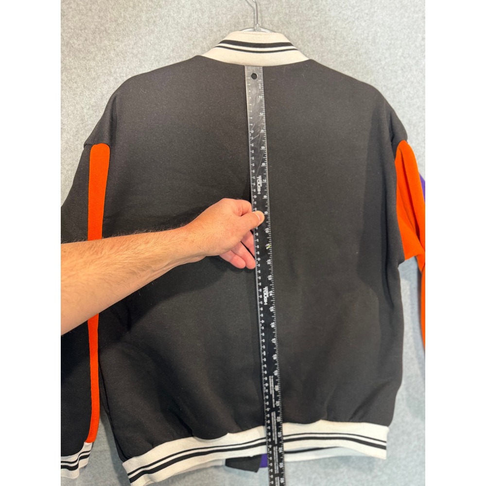 Shein Varsity Jacket Basketball Graphic‎ Color Block Jacket Women's M - Picture 10 of 14